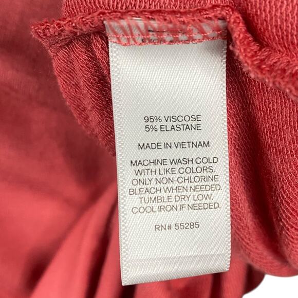 NWT Express One Eleven Pink Bell Tied Sleeve Off Shoulder Sweatshirt Pullover M - Picture 11 of 11